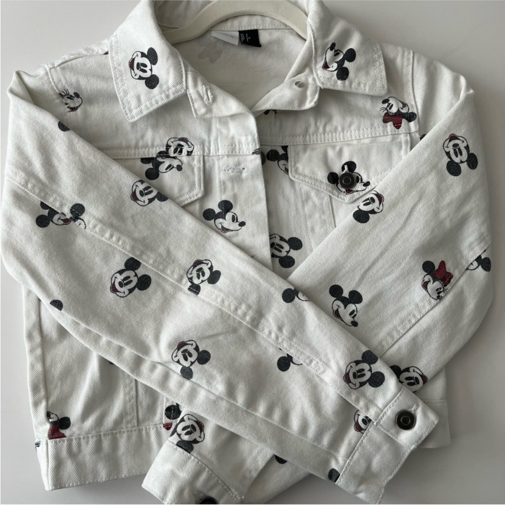 Mickey Mouse Cropped Denim Jacket - image 2